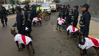 Brigada canina se suma a las muestras de apoyo a Paolo Guerrero