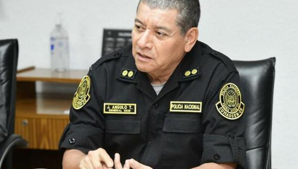 Jorge Angulo presenta recurso de amparo para ser repuesto como comandante general de la PNP. Foto: PNP