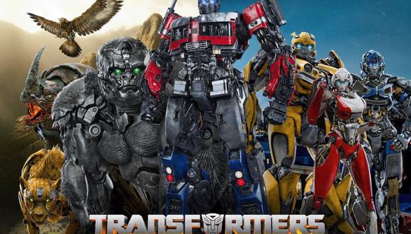 Afiche oficial de  Transformers: rise of the Beasts.