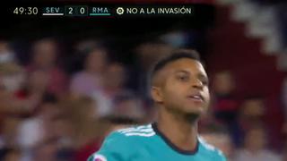 Renace la esperanza: Rodrygo marcó el descuento de Real Madrid ante Sevilla por LaLiga Santander