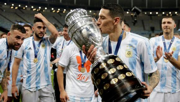 Ángel Di María conquistó la Copa América 2021 con la selección argentina. (Foto: Reuters)