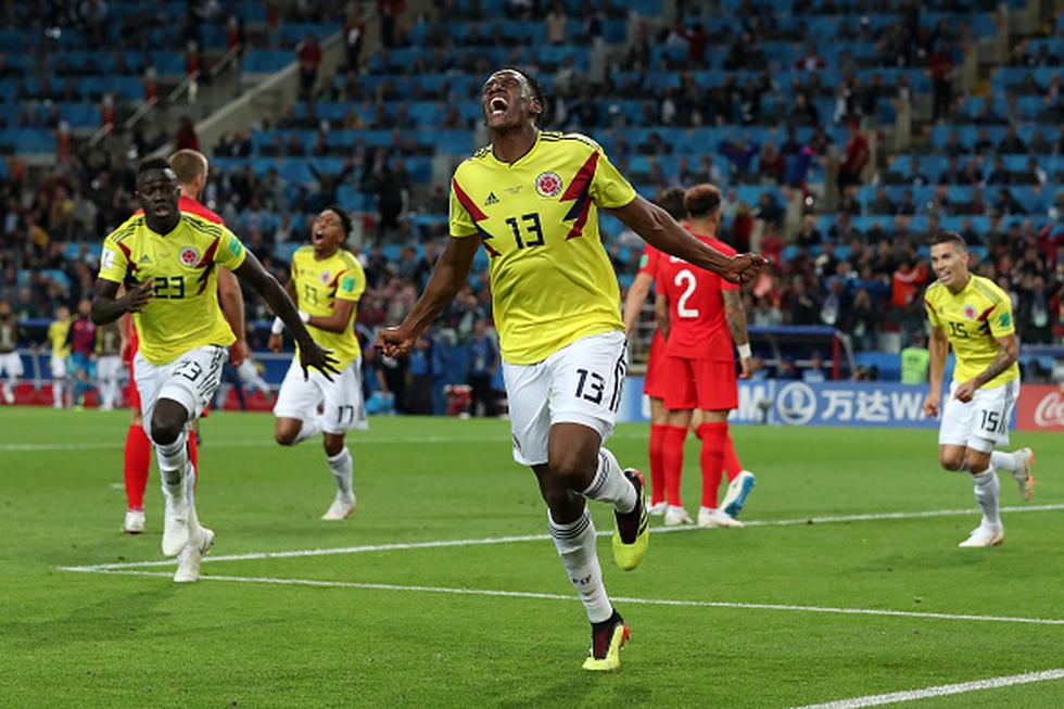 Colombia e Inglaterra disputan el último duelo de los octavos de final del Mundial (GETTY)