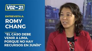 Romy Chang:” El caso debe venir a Lima, porque no hay recursos en Junín”