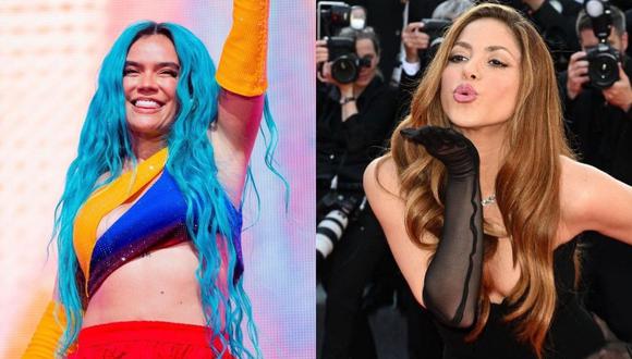Las artistas colombianas triunfan actualmente con sus respectivas carreras (Fotos: Karol G y Shakira / Instagram)