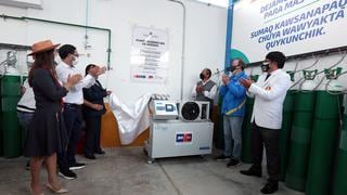 Huancayo: Inauguran undécima planta de oxígeno que beneficiará a más de 6 mil personas