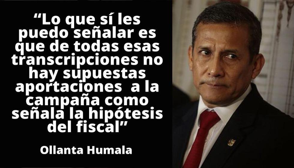 Ollanta Humala habló sobre interceptaciones telefónicas. (Perú21)