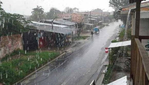 Según Senamhi, en ocho provincias de San Martín se registrarán lluvias de moderada a fuerte intensidad, acompañadas de descargas eléctricas y ráfagas de viento en la selva norte.
