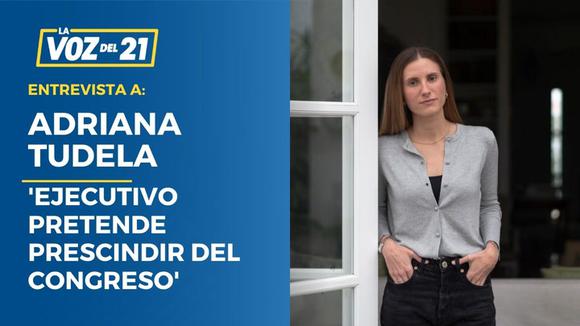 Adriana Tudela sobre PL que pretende eliminar incapacidad moral como causal de vacancia