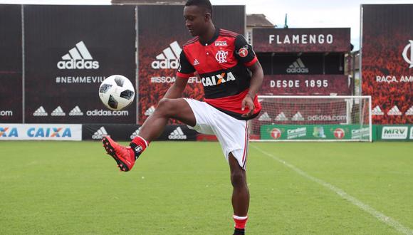Moreno será recibido por sus compatriotas Orlando Berrío y Gustavo Cuéllar. (@Flamengo)