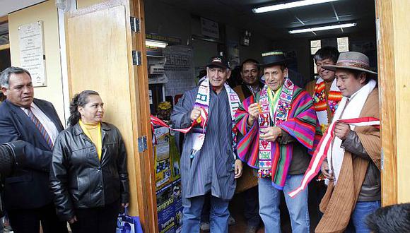 Humala inauguró el Centro de Servicio de Apoyo al Hábitat Rural en Ayacucho. (Andina)