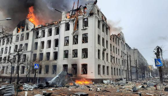 Volodimir Zelenski prometió reconstruir Ucrania. (Foto: UKRAINE EMERGENCY MINISTRY PRESS SERVICE / AFP)