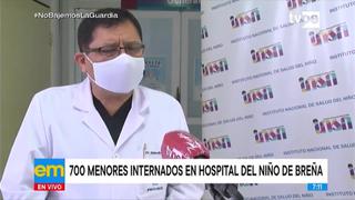 Más de 700 menores fueron internados en Hospital del Niño durante la pandemia por coronavirus