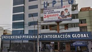 Sunedu denegó licencia a la Universidad Peruana de Integración Global