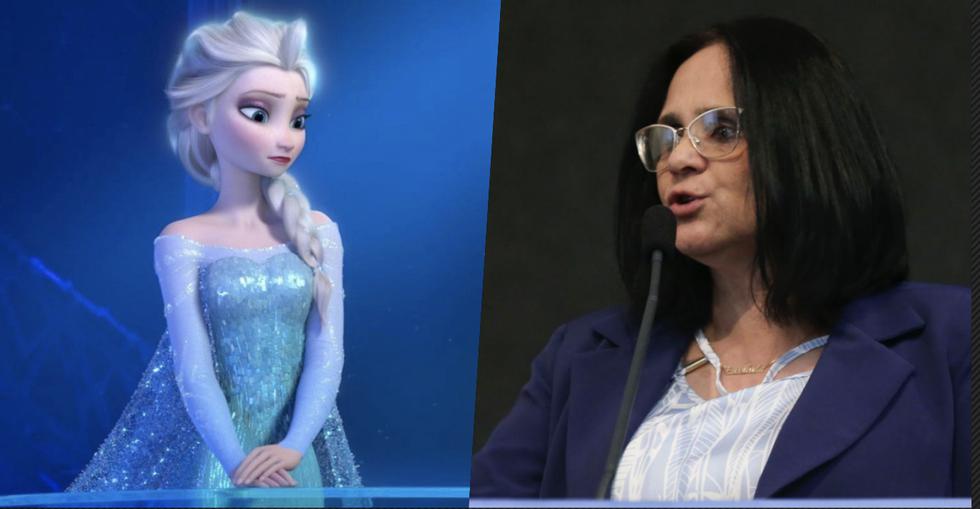 Ministra de la Mujer critica a Elsa de 'Frozen' por ser "lesbiana" y sugiere a niñas que no la vean. (Composición)