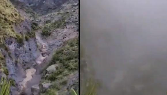 Moquegua: Alertan segundo lahar consecutivo en el volcán Ubinas | VIDEO