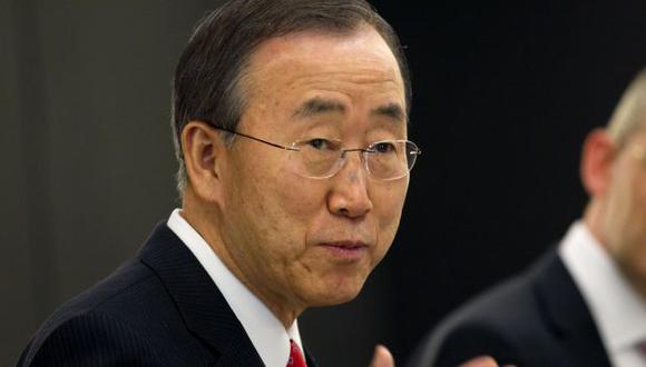 Ban Ki-moon hizo el anuncio este lunes. (Bloomberg)
