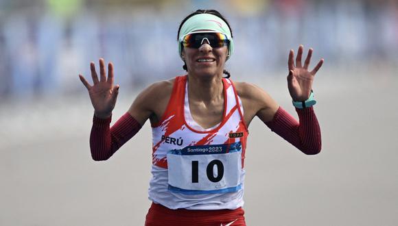 Gladys Tejeda ganó la medalla de oro en Lima 2019 (Foto: AFP).