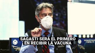Presidente Sagasti será el primero en recibir la vacuna contra la COVID-19 en Perú