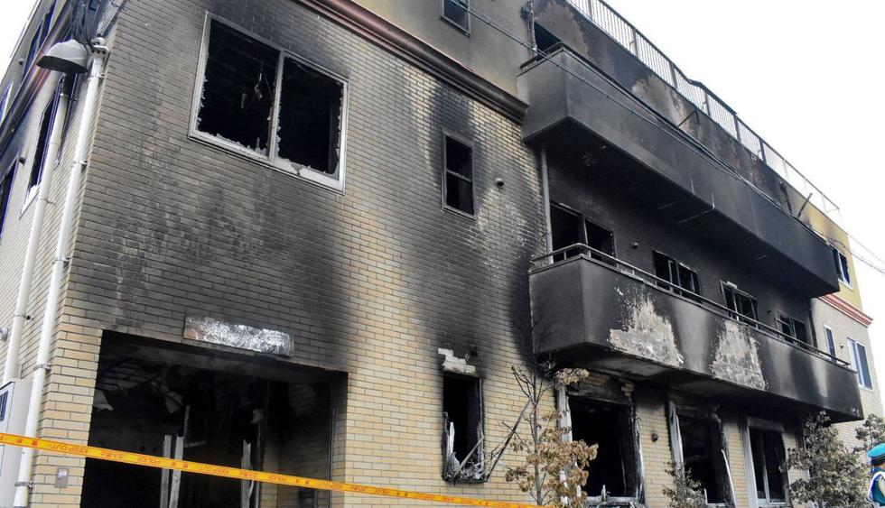 "No tengo palabras": Jefe de estudio que se incendió en Japón llora a las víctimas. (Foto: AFP)