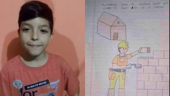 Viral | Un niño vende sus dibujos a colores para comprarse una pelota y  jugar con sus amigos | Argentina | nnda nnrt | REDES-SOCIALES | PERU21