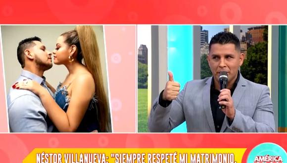 Néstor Villanueva protagonizó acalorada discusión con Ethel Pozo y Janet Barboza en el set de "América Hoy". (Foto: Captura)