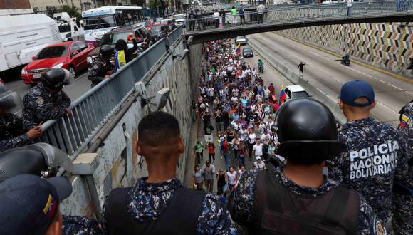 Diversas protestas contra Maduro se registraron en todo el país. (Foto: EFE)