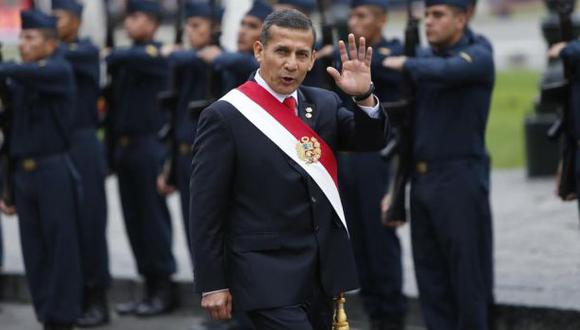 Este 28 de julio, Ollanta Humala pronunciará su último Mensaje a la Nación como presidente de la República. (Luis Gonzales)