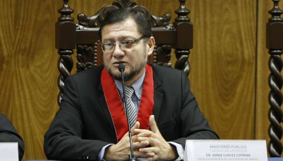 El fiscal Jorge Chávez Cotrina destacó el papel del Ministerio Público en la lucha contra las organizaciones delictivas. (Perú21)