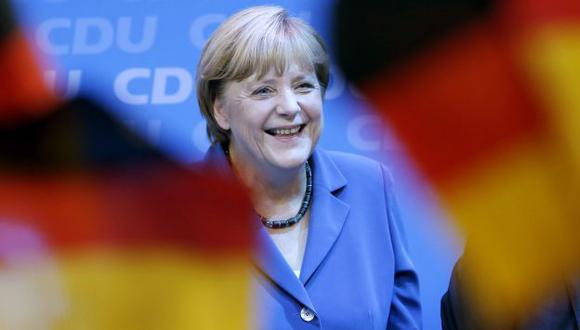 CONTINUISMO. La canciller Angela Merkel prometió cuatro años más de éxito para Alemania. (AP)