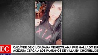  Identifican a venezolana hallada muerta con un disparo en la cabeza y abandonada en los Pantanos de Villa