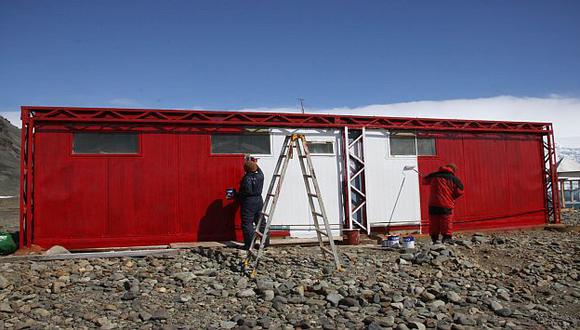 Así luce la base peruana en La Antártica. (Denisse Sotomayor)