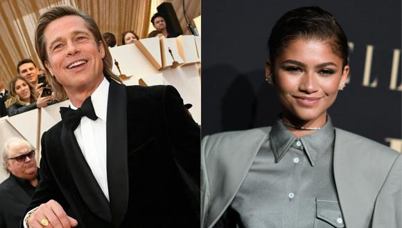 Brad Pitt y Zendaya serán parte de los presentadores de los premios Oscar. (Foto: AFP/VALERIE MACON)
