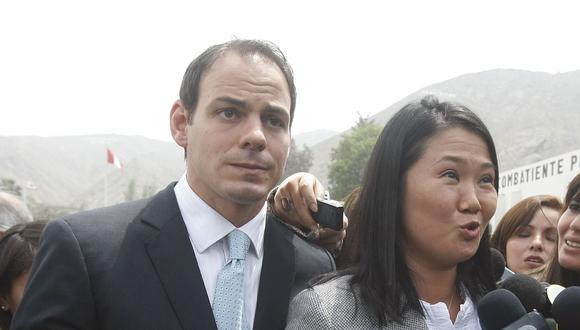 Mark Vitto Villanella, esposo de Keiko Fujimori, estuvo presente cuando la lideresa de Fuerza Popular fue detenida. (Foto: USI)