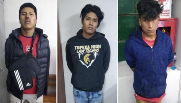Cusco. Polciía capturó a los presuntos homicidas cuando se daban a la fuga. (PNP)