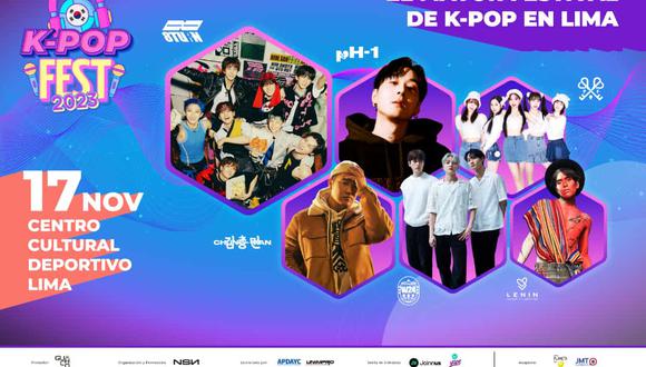 El 'K-Pop Fest 2023' llega a Lima por primera vez. (Foto: Difusión)
