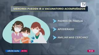 Colegios y hospitales serán puntos de vacunación contra COVID-19 para niños