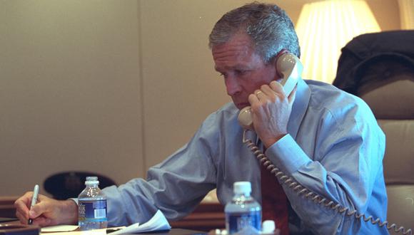 Muchos se preguntaban donde estaba el presidente George W. Bush tras los ataques del 11-S y la respuesta era a miles de pies de altura por su seguridad. (Foto: The U.S. National Archives en Flickr)