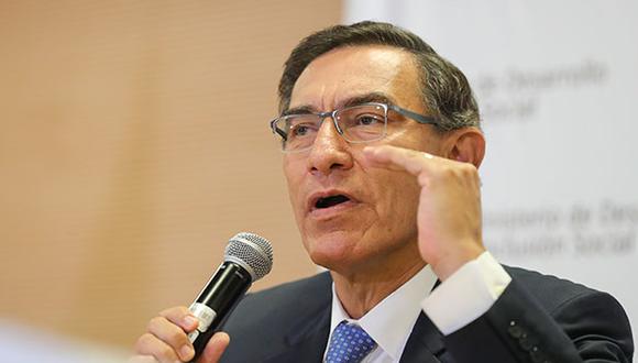 Martín Vizcarra renovó el compromiso del Ejecutivo para trabajar con los gobiernos regionales. (Foto: Presidencia Perú)