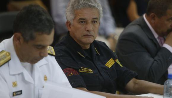 Preocupado. Jefe policial Julio Otoya dice que leyes los amparan. (Perú21)