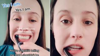 Dentista causa furor en TikTok al mostrar cómo usar correctamente un cepillo de dientes eléctrico
