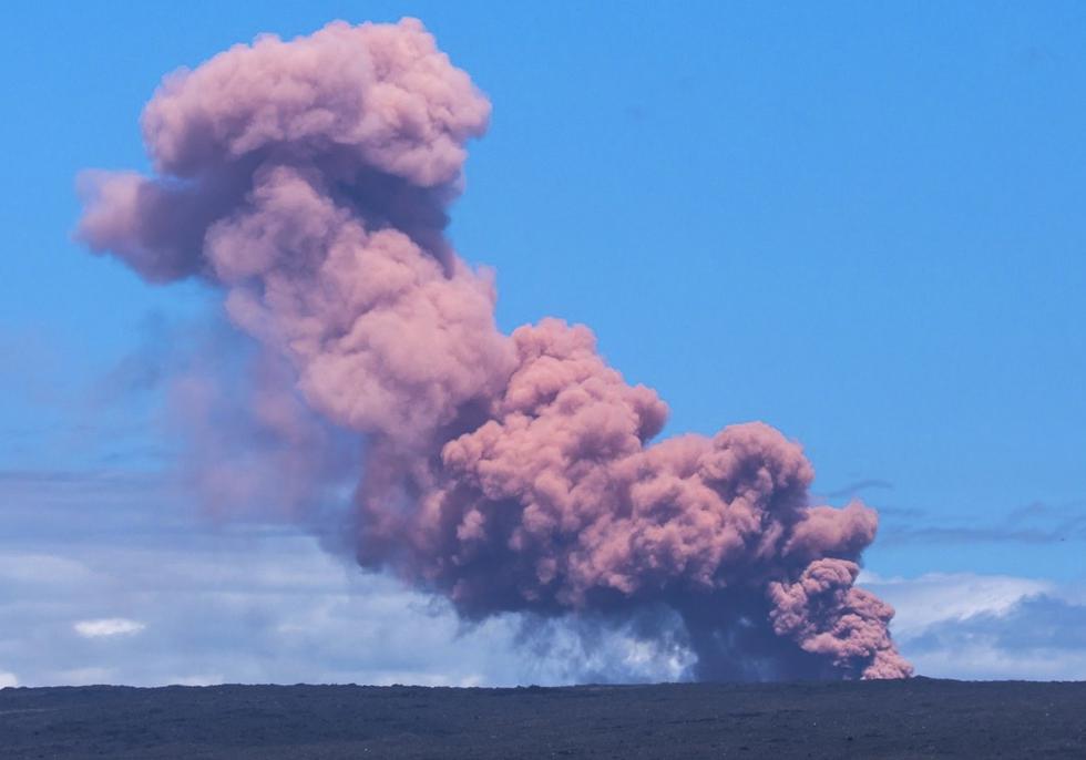 Volcán en Hawai