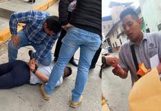 Capturan a delincuente en pleno cambiazo de tarjeta a una víctima en Cajamarca [VIDEO]