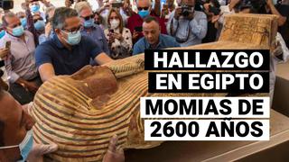 Egipto: hallazgo de 59 sarcófagos de 2.600 años de antigüedad sorprende al mundo
