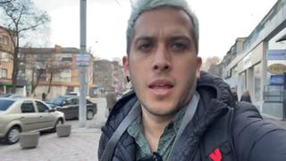 Youtuber mexicano que grabó inicio de los bombardeos escapa de Ucrania [VIDEO]