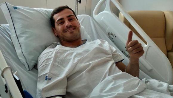 Casillas sufrió un infarto el pasado 1 de mayo cuando entrenaba. (Foto: @IkerCasillas)