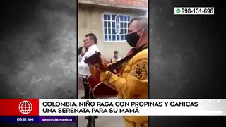 Colombia: niño ‘paga’ con propinas y canicas a mariachis para darle una serenata a su madre