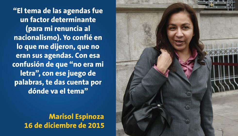 Las frases más polémicas de Marisol Espinoza (USI)