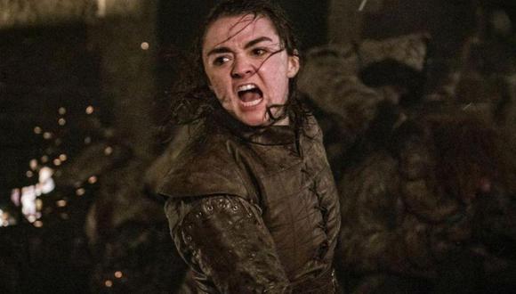 Arya Stark fue la gran protagonista de la "Batalla de Winterfell" al acabar con el "Rey de la noche" y al ejército de "no muertos". (Foto: HBO)