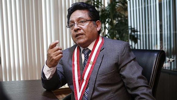 Acusado. El fiscal de la Nación Carlos Ramos Heredia tiene cinco investigaciones abiertas en el CNM. (Luis Gonzales)