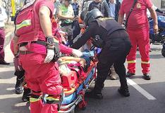 Pueblo Libre: Auxilian a peatón con fractura de cráneo tras ser atropellado por bus del Corredor Morado